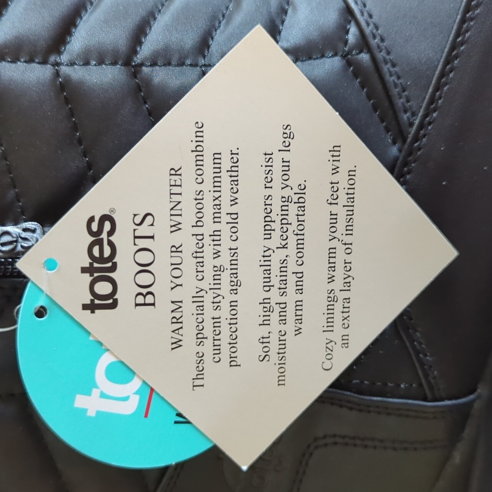 Totes Women's Jarablack Waterproof boots - Picture 5 of 7